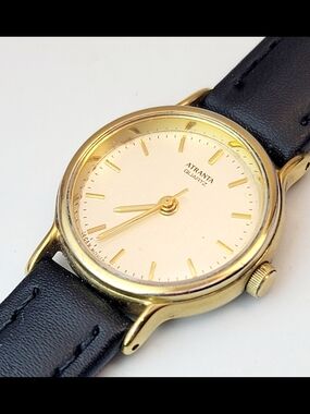 Vintage Ricoh Atranta Quartz Watch SM-275-137-31 Gold Tone Japan Mov’t